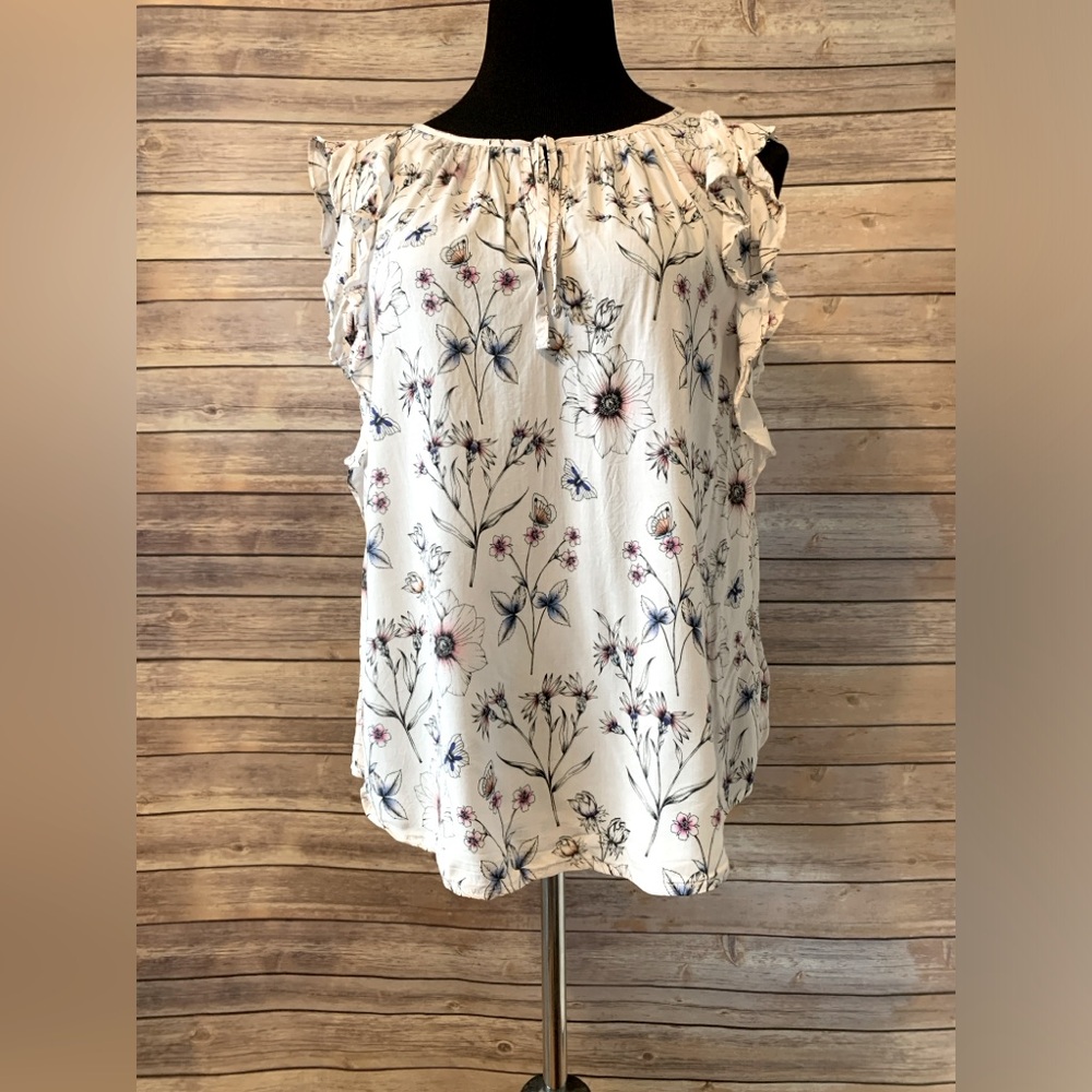 Velvet Floral Blouse